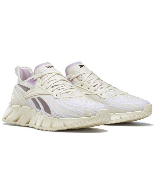 Reebok White (Wmns) Zig Kinetica 3 'Chalk Taupe'