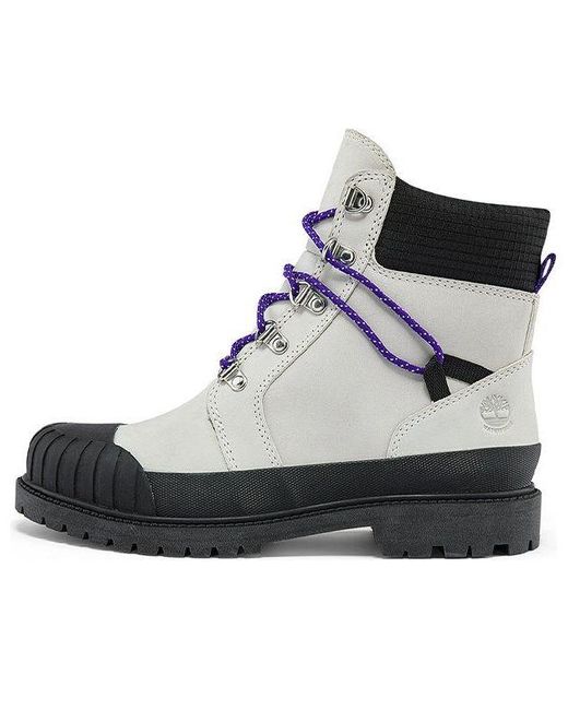 Timberland Black (Wmns) Heritage Rubber Toe 6 Inch Hiking Boot
