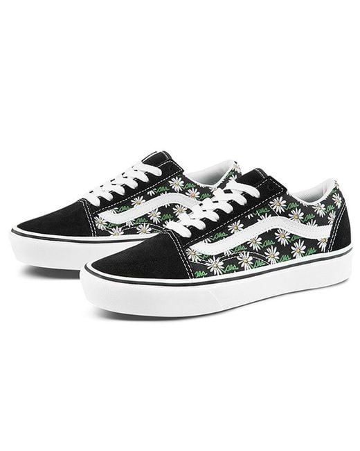 Vans Black Comfycush Old Skool 'Scribble Flower' for men