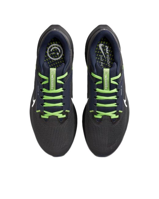 Nike Black X Nfl Air Zoom Pegasus 40 'Seattle Seahawks' for men