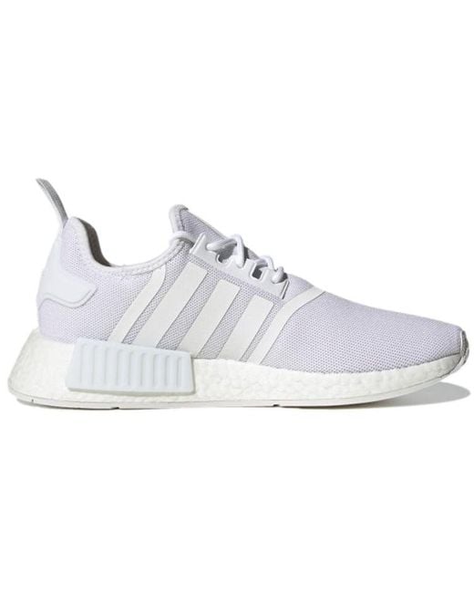 Adidas White Nmd_R1 Primeblue 'Triple' for men
