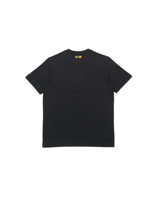 Adidas Black China Tee M 2 Printed Crew Neck Short-Sleeved
