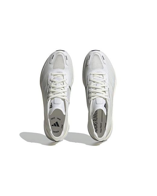Adidas White Adizero Boston 11 for men