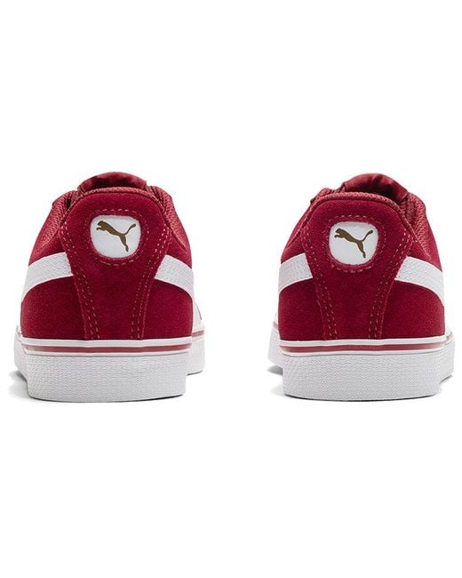 PUMA Red Vulc Retro Casual Sneakers Saffron for men