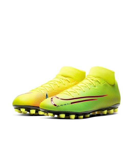 Nike Green Mercurial Superfly 7 Academy Mds Ag Artificial Grass for men