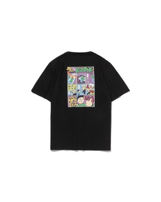 Li-ning Black Badfive Basketball Series Element Printing Tee for men