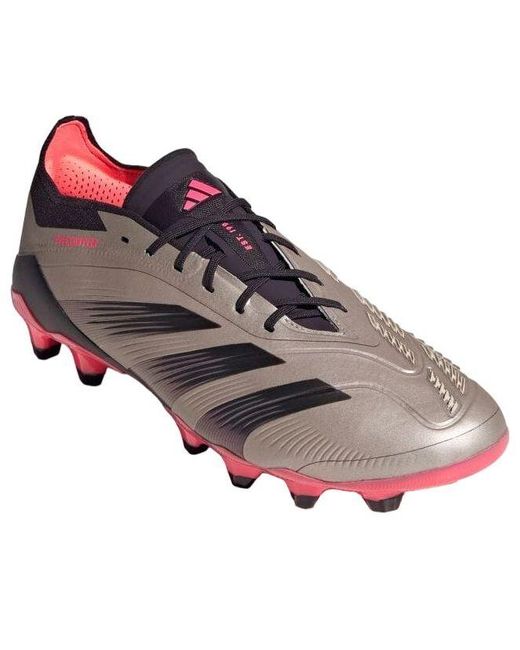 Adidas Predator Elite Low Hg Ag 'Platina Metallic Aurora Turbo' for men