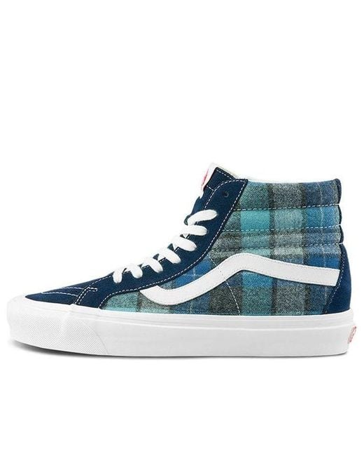 Vans Blue Pendleton X Sk8-Hi 38 Dx 'Anaheim Factory for men