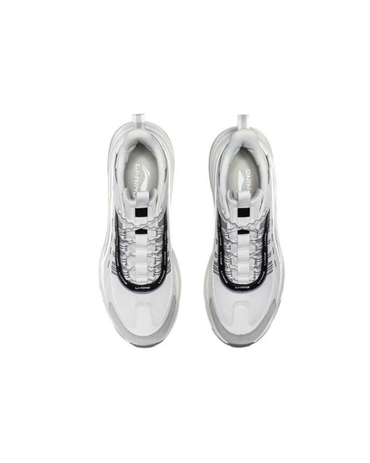 Li-ning Gray Retro Dad Shoe for men
