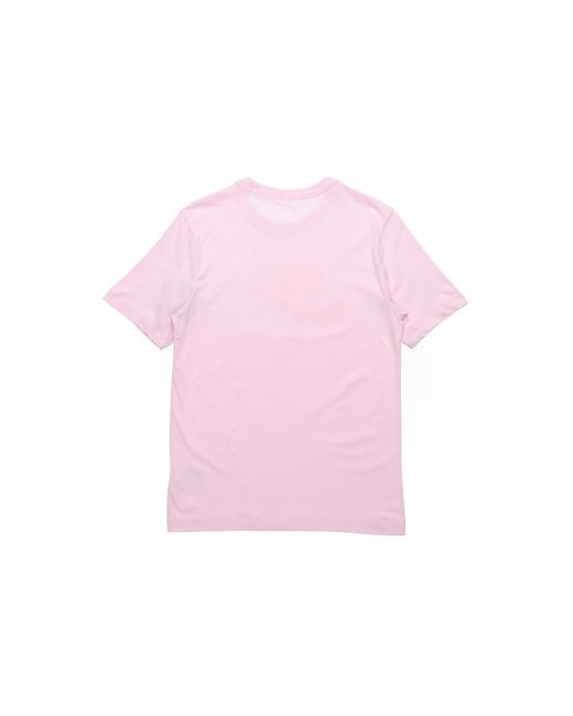 Nike Sportswear Classic Logo Printing Round Neck Short Sleeve Pinkred for men