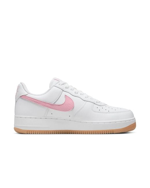 Nike White Air Force 1 Low '07 Retro 'Color Of The Month Gum' for men