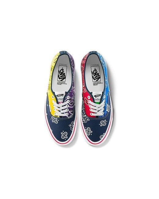 Vans Blue Bedwin & The Heartbreakers X Authentic 'Bandana Pack for men