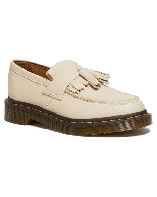 Dr. Martens Natural (Wmns) Dr.Martens Adrian Virginia Leather Tassel Loafers 'Parchment'