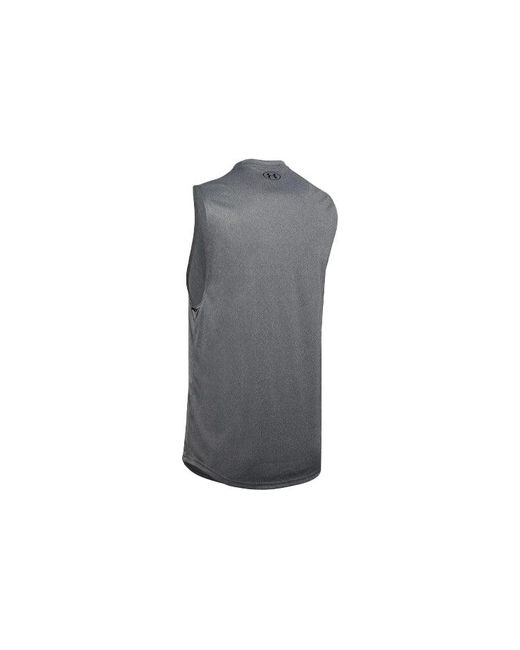 Under Armour Gray Velocity Muscle Tank for men