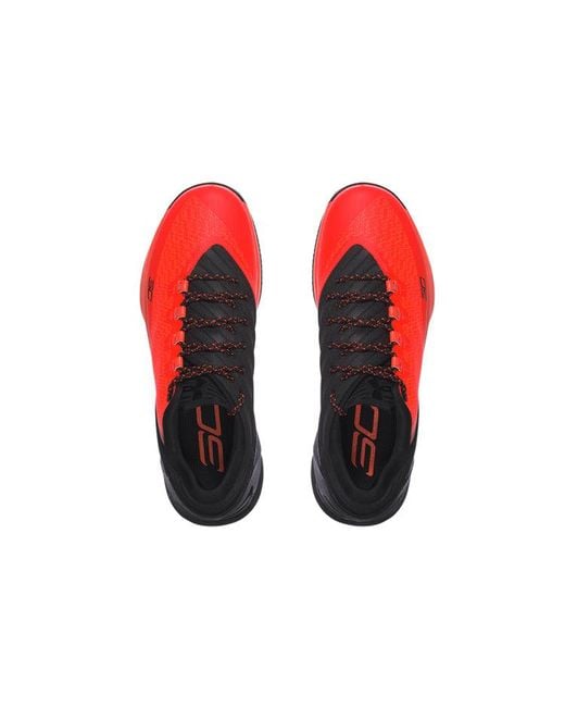 Under Armour Red Curry 3 Low 'Phoenix Fire' for men