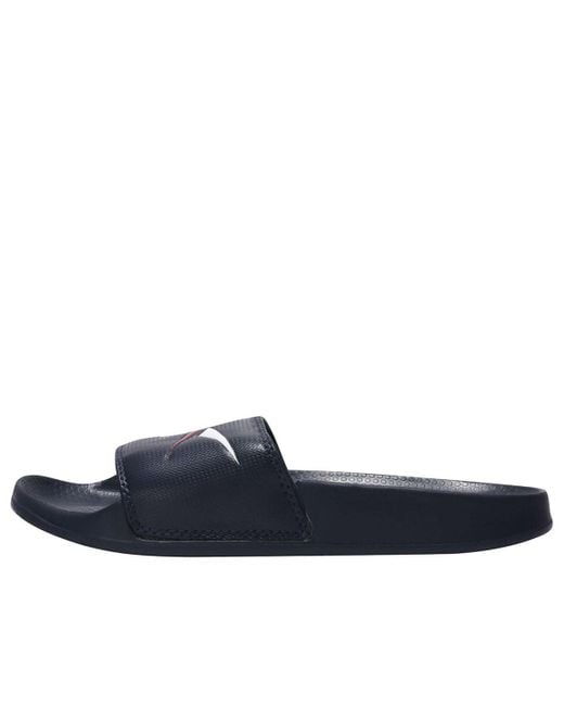 Reebok Blue Classic Slide Cozy Non-Slip Sports Slippers