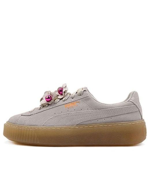 PUMA White (Wmns) Platform Flower Tassel