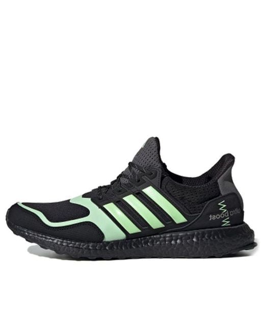 Adidas Black Ultraboost S&L 'Glow' for men