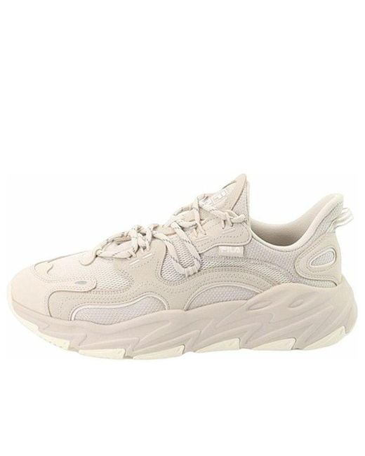 Fila White Wave Shoes 'Oatmeal' for men