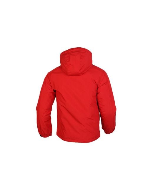 Adidas Red 3St Down Jkt Stay Warm Outdoor Sports Hooded Down Jacket for men