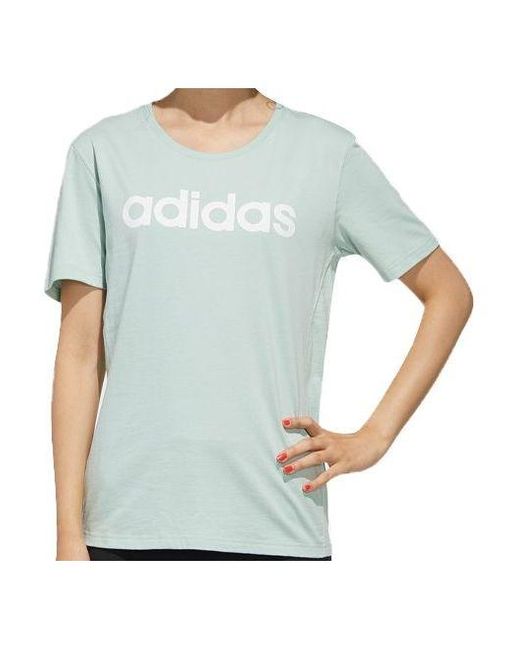 Adidas Blue (Wmns) Neo Casual Sports Short Sleeve