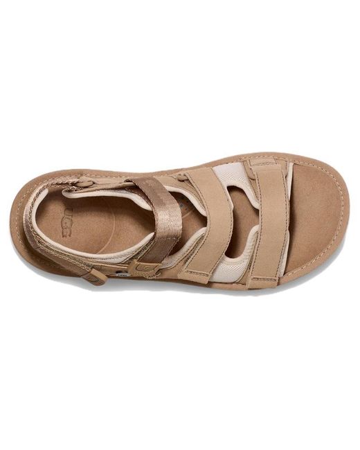 Ugg Brown Goldencoast Multistrap Shoes 9 D for men