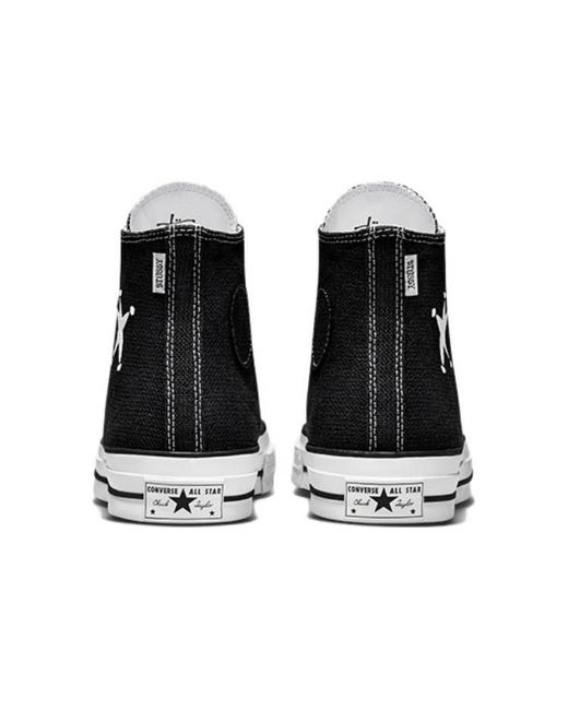 Converse Black Stussy X Chuck 70 High