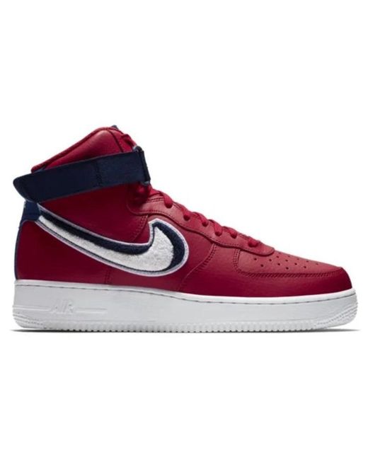 Nike Red Air Force 1 High '07 Lv8 for men
