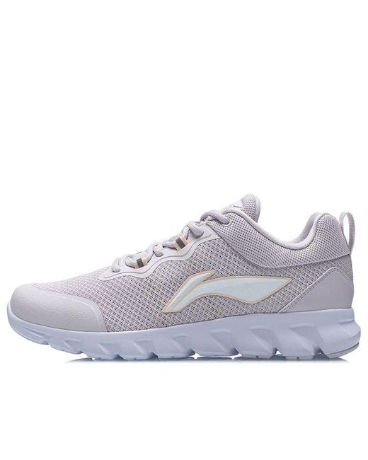 Li-ning Gray (Wmns) Running Shoes 'Light'