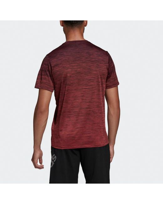 Adidas Purple Gradient Tee Sports Round Neck Short Sleeve for men