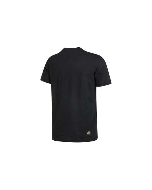 Adidas Black Neo Ss22 Pattern Cartoon Printing Sports Pullover Short Sleeve T-Shirt for men