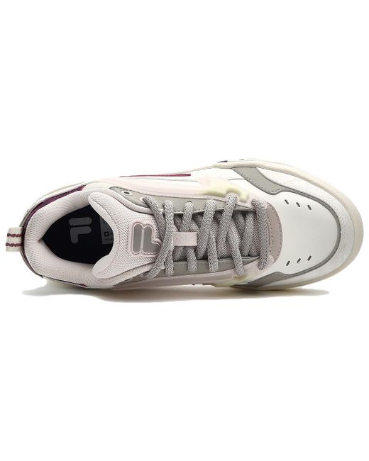 Fila White Desperado Low Top Skate Shoes for men