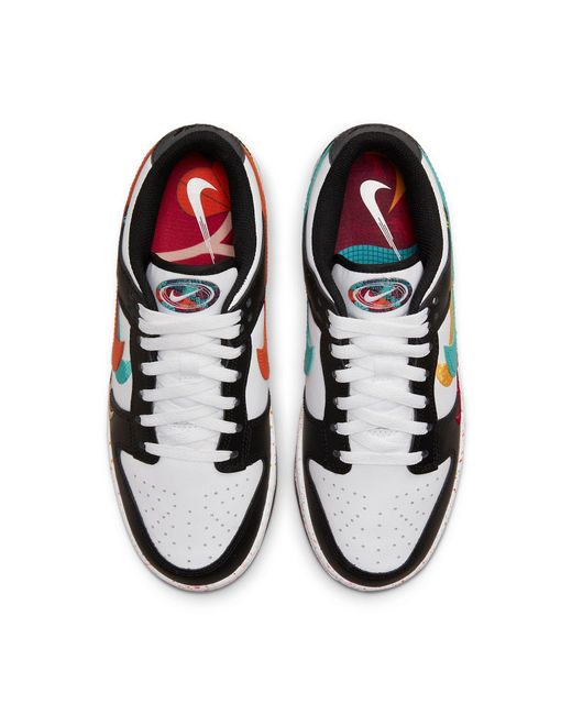 Nike Black (Wmns) Dunk Low 'Multi-Swoosh'