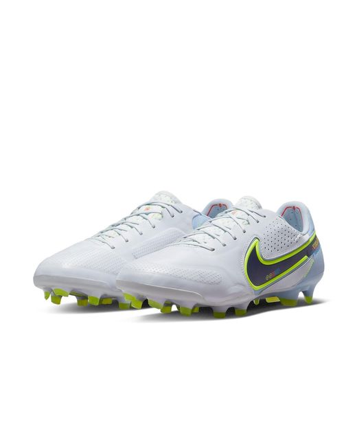 Nike Blue Tiempo Legend 9 Elite Fg Blackened' for men