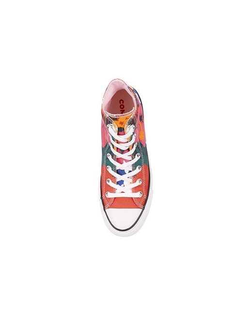 Converse Pink (Wmns) Chuck Taylor All Star Lift High 'Paradise Print'