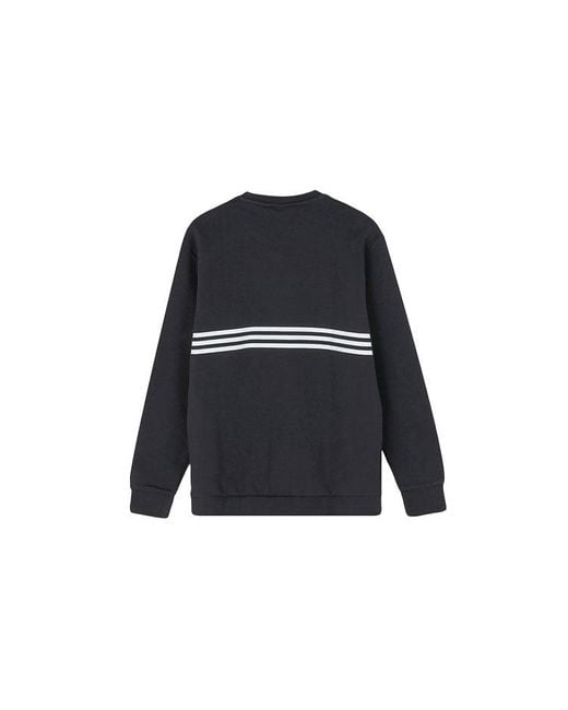 Adidas Blue Originals Outline Crw Flc Casual Loose Round Neck for men