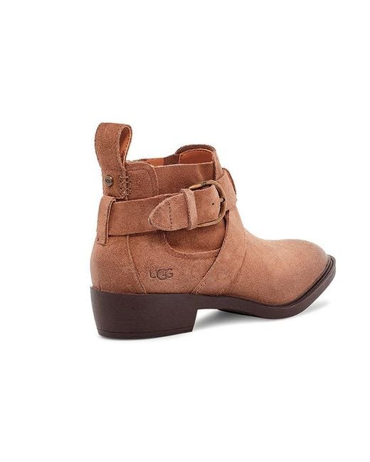 Ugg Brown (Wmns) Wylma Low Heels Short Boots Coffee