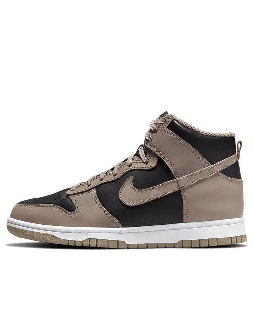 Nike Black (Wmns) Dunk High 'Moon Fossil'