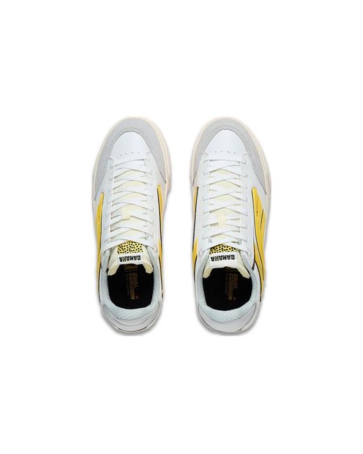 Li-ning Yellow X Pablo Ientile Superwave 180 Lo Leather Skate Shoes for men