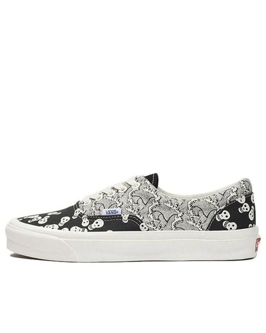 Vans White Og Era Lx Skull Print' for men