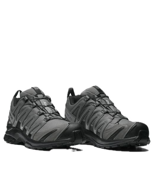 Salomon Brown Xa Pro 3D Gore-Tex 'Pewter Cloud' for men