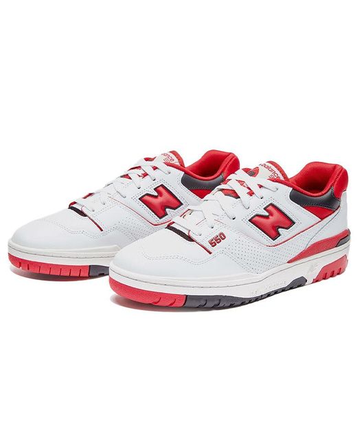 New Balance White 550 Team' for men