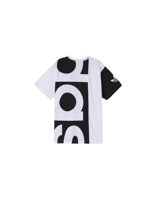 Adidas Black Originals Big Adi Tee Printing Short Sleeve for men