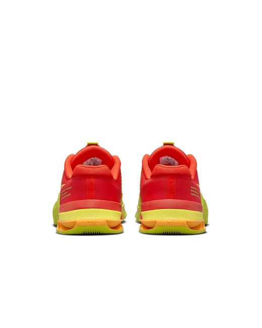 Nike Red Metcon 8 Amp 'Picante Bright Cactus' for men
