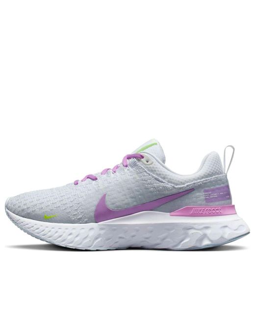 Nike White (Wmns) React Infinity Run Flyknit 3 Rush Fuchsia'