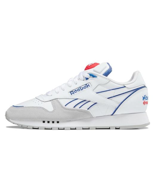 Reebok White Classic Leather Pump 'Vector' for men