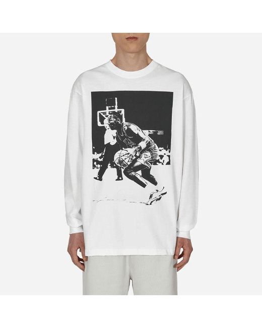 Nike White X Union Crossover Round Neck Pullover for men