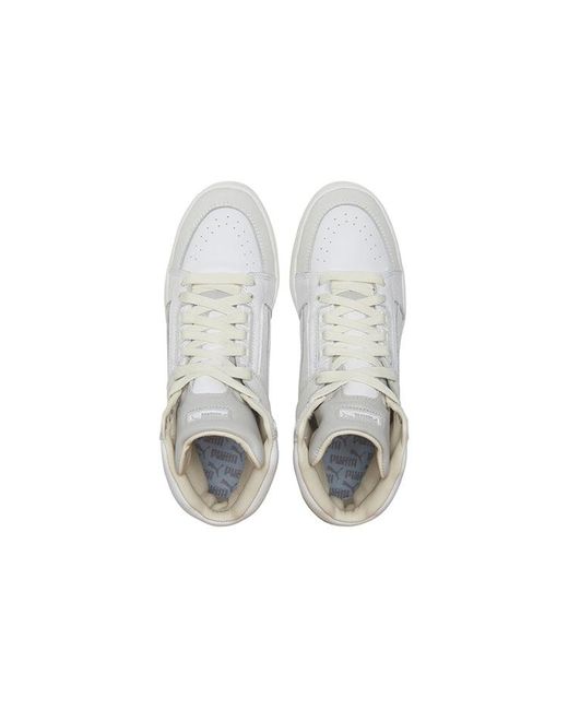 PUMA White Slipstream Mid Luxe for men
