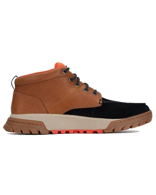 Timberland Brown Boulder Trail Chukka Boots 'Wheat' for men