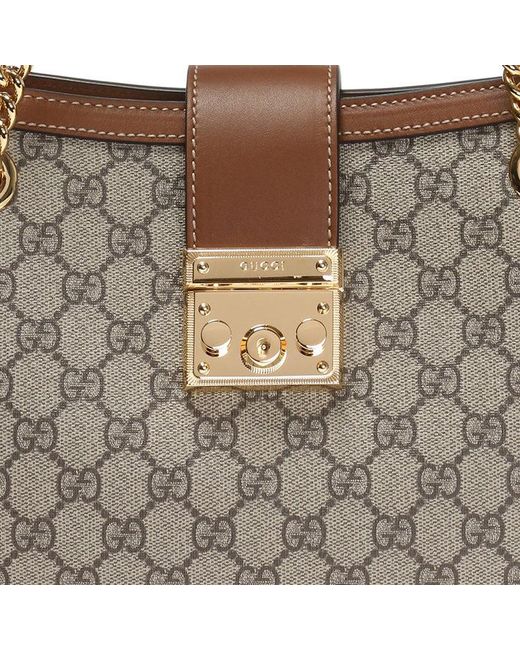 Gucci Gray (Wmns) Padlock Medium Gg Shoulder Bag